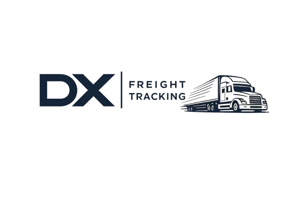 DX freight tracking with a delivery truck